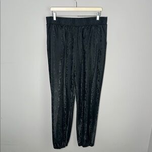 Cotton Bleu Black Snakeprint Elasticated Pants